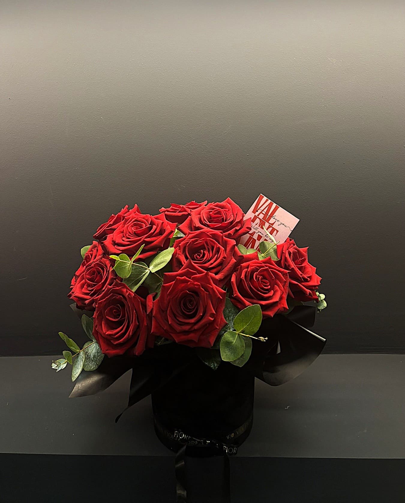 Black Velvet Roses Box