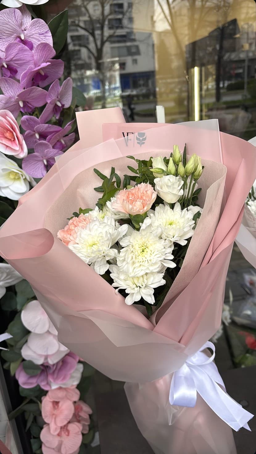 Розево - бел микс 2